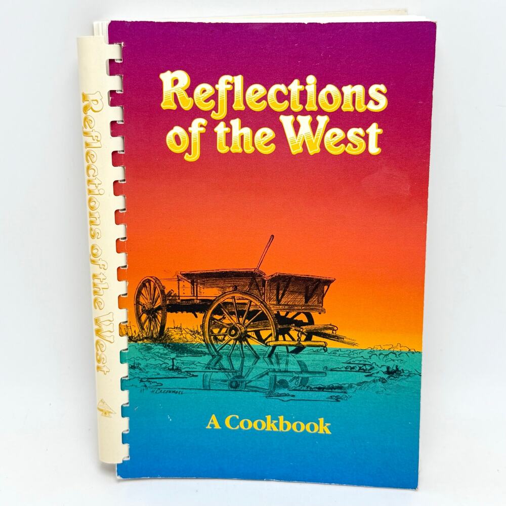 Montana Reflections of the West Cookbook Recipes Vintage 90s Telephone Pioneers